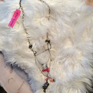 Betsy Johnson Toucan Necklace